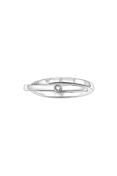 Thomas Sabo 925 sterling ezüst gyűrű egy gyémánttal díszítve női