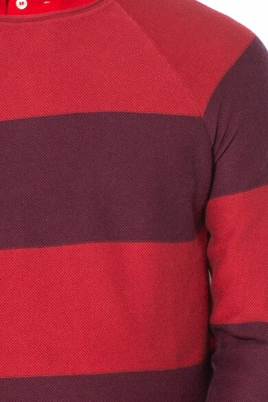United Colors of Benetton Finomkötött csíkos pulóver férfi