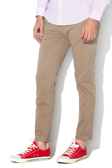 United Colors of Benetton Pantaloni chino crop cu model discret Barbati