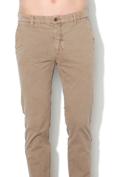 United Colors of Benetton Pantaloni chino crop cu model discret Barbati