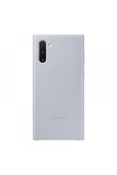 Samsung Husa de protectie  Leather pentru Samsung Galaxy Note 10, Gray Femei