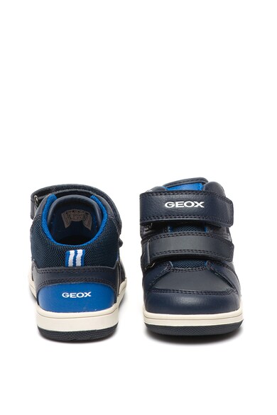 Geox Pantofi sport mid-high de piele ecologica Flick Baieti