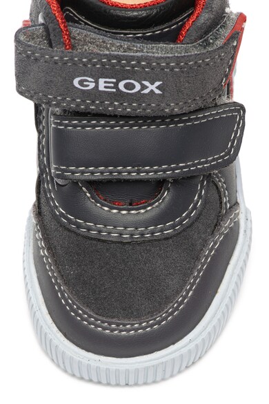 Geox Pantofi sport mid-high cu insertii de piele intoarsa Kilwi Baieti