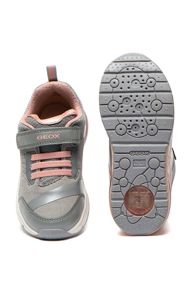 Geox Pantofi sport cu velcro si detalii contrastante Spaceclub Fete