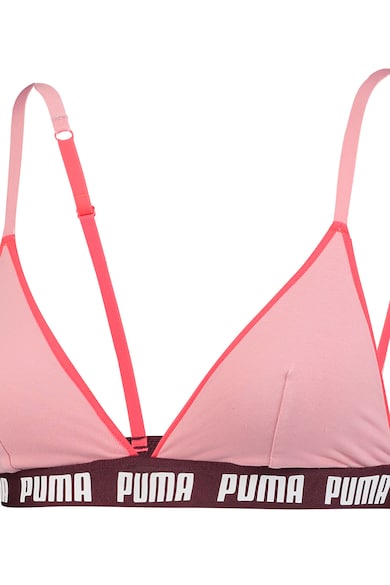 Puma Sutien din amestec de modal cu cupe triunghiulare si banda logo Femei