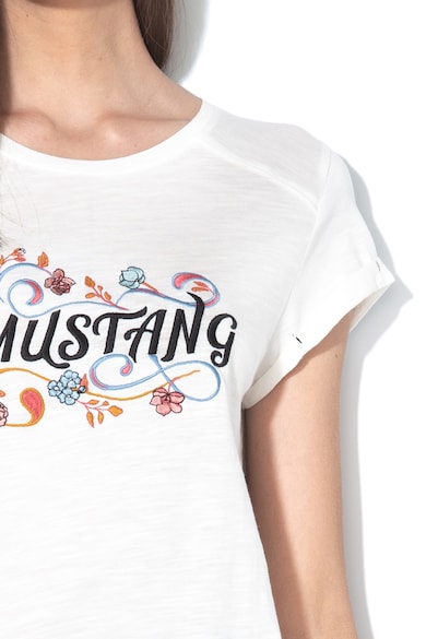 Mustang Tricou cu imprimeu logo Audrey Femei