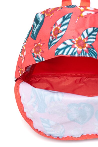 ROXY Rucsac cu model tropical si buzunar frontal Femei