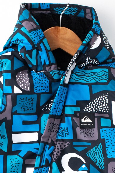 QUIKSILVER Salopeta impermeabila cu captusela din material teddy, pentru schi Baieti