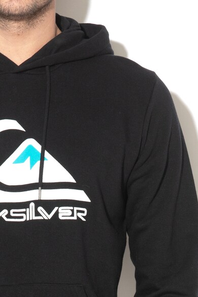 QUIKSILVER Kapucnis pulóver logós mintával férfi