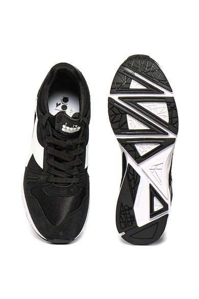 Diadora Pantofi sport slip-on cu insertii de piele Titan Reborn Chromia Barbati