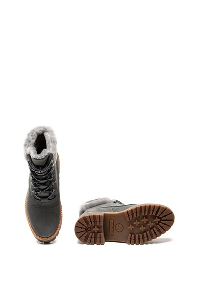 Timberland Bocanci din piele nabuc Courmayeur Valley 6 Inch Femei