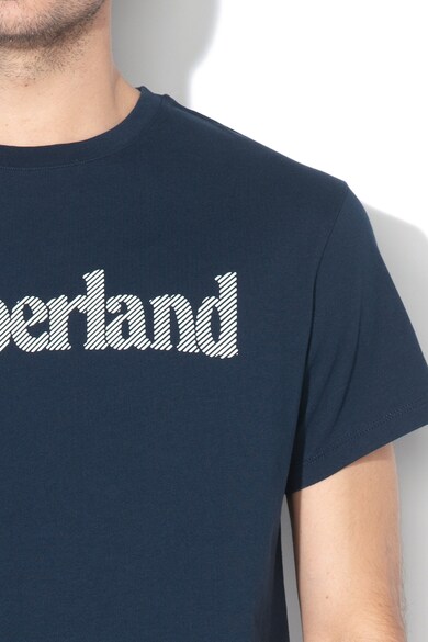 Timberland Tricou din bumbac organic cu imprimeu logo Elevated Linear Barbati