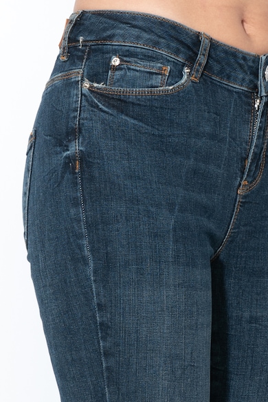 Vero Moda Seven középmagas szárú slim fit farmernadrág női