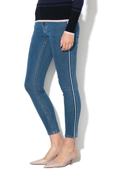 JdY Blugi skinny cu segmente laterale contrastante Kika Femei