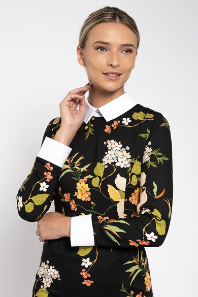 Maiocci Rochie tip camasa cu model floral Femei