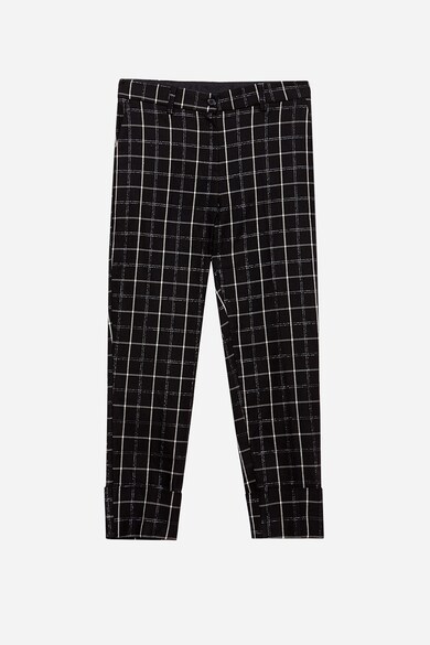 Motivi Pantaloni capri conici cu model tartan Femei