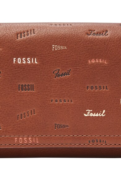 Fossil Кожен портфейл Logan с лого Жени