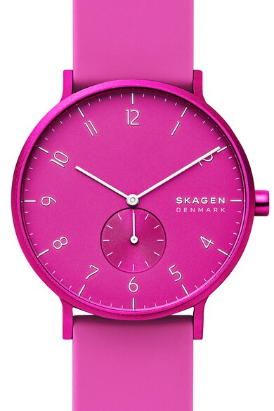 Skagen Часовник Aaren със силиконова каишка Мъже