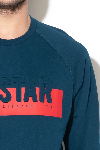 Big Star Bluza sport cu decolteu la baza gatului si broderie logo Mariam Barbati