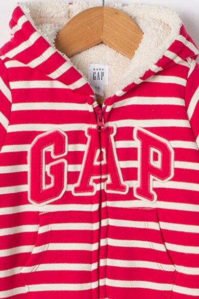 GAP Salopeta cu model in dungi si captuseala din material teddy Fete