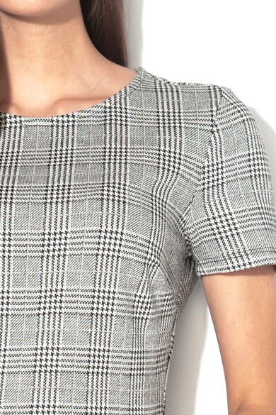 GAP Rochie cu croiala in A si model houndstooth discret Femei