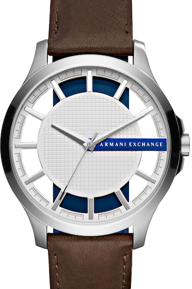 ARMANI EXCHANGE Ceas cu o curea de piele Hampton Barbati