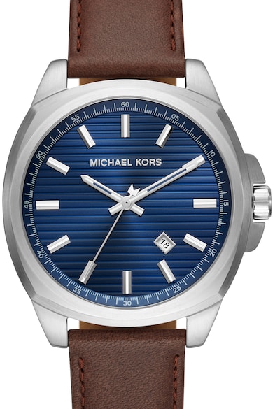 Michael Kors Ceas cu o curea de piele Bryson Barbati