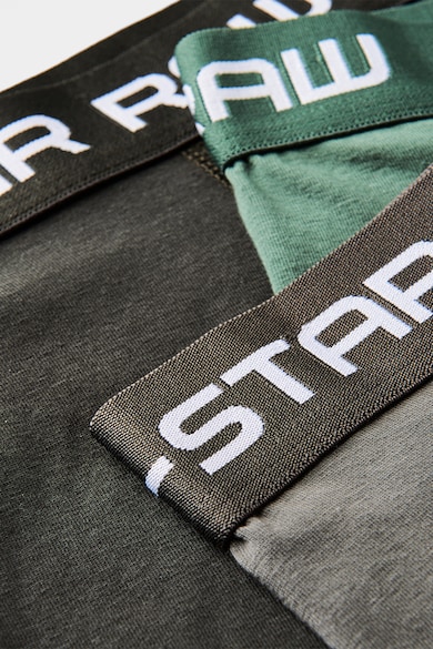 G-Star RAW Logós derékpántú boxer szett - 3 db férfi