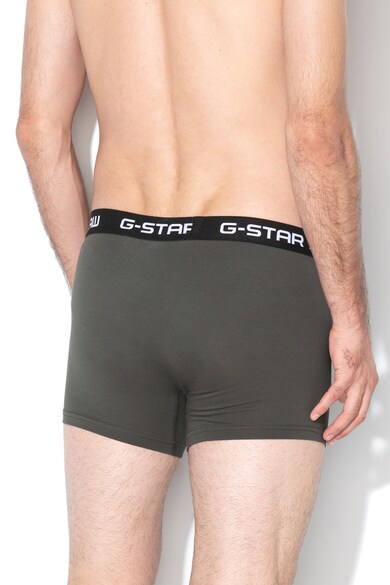 G-Star RAW Set de boxeri cu banda logo in talie, 3 perechi Barbati