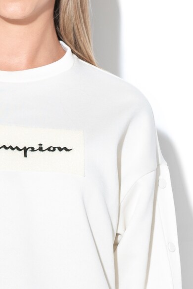 Champion Bluza sport cu decolteu la baza gatului si aplicatie logo texturata Femei