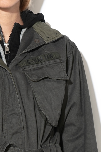 G-Star RAW Jacheta parka usoara, cu gluga Field Femei