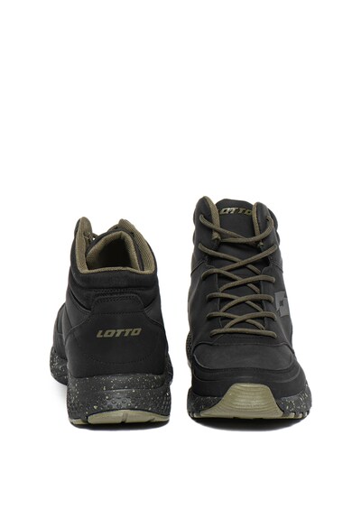 Lotto Pantofi sport mid-high de piele ecologica cu pete decorative Emir Barbati