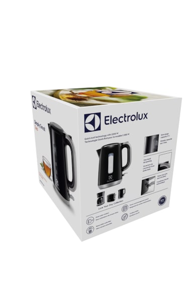 Electrolux Fierbator  , 2200 W, 1.7 l, Negru/Argintiu Femei