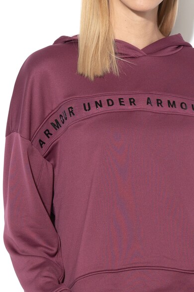 Under Armour Tech crop laza fazonú kapucnis edzőpulóver női