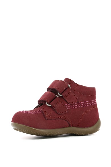 Kickers kids Ghete de piele intoarsa cu velcro Billy Velk Fete