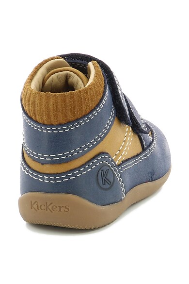 Kickers kids Ghete de piele cu velcro Bins Fete