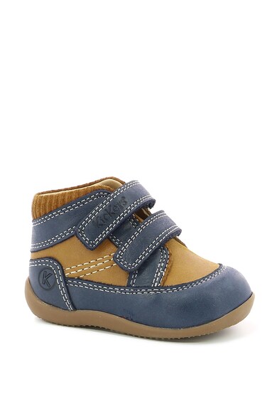 Kickers kids Ghete de piele cu velcro Bins Fete