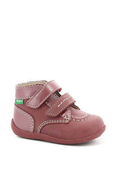 Kickers kids Ghete de piele cu inchidere cu velcro Bonkro Fete