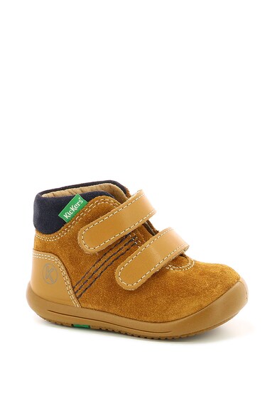 Kickers kids Ghete de piele intoarsa si piele Kira Baieti