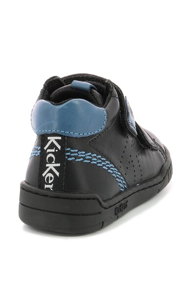 Kickers kids Pantofi sport mid-hi de piele Wip Fete