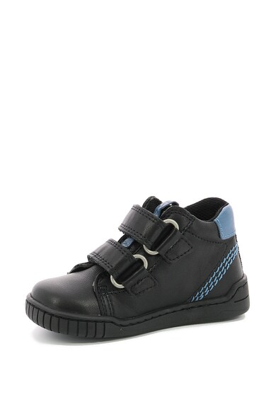 Kickers kids Pantofi sport mid-hi de piele Wip Fete