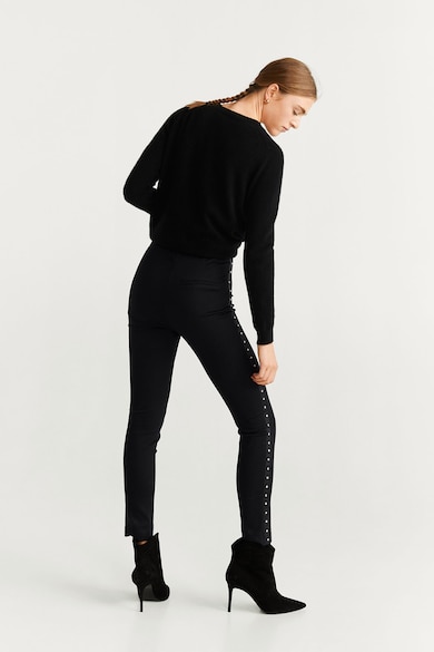 Mango London leggings szegecsekkel női