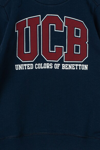 United Colors of Benetton Bluza sport cu imprimeu logo Baieti