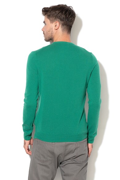 United Colors of Benetton Pulover tricotat fin din lana Merinos Barbati