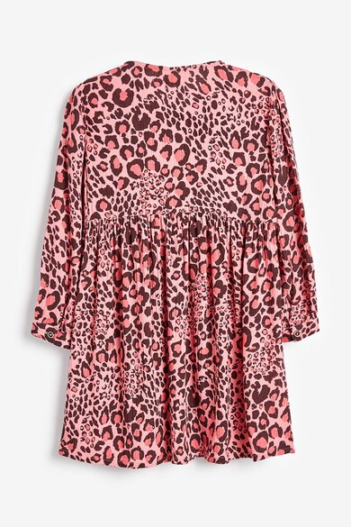 NEXT Rochie tip camasa cu animal print Fete