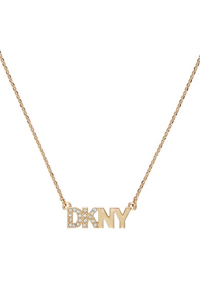 DKNY Colier cu pandantiv logo Femei