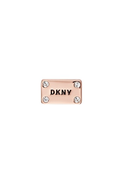 DKNY Cercei cu logo, decorati cu cristale Swarovski Femei