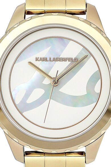Karl Lagerfeld Ceas cu cadran mother of pearl Femei