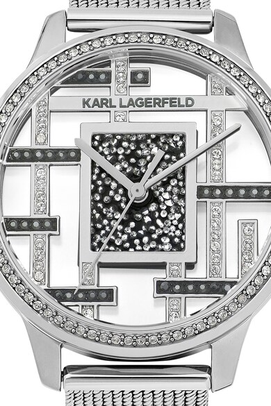 Karl Lagerfeld Аналогов часовник с кристали Swarovski Жени