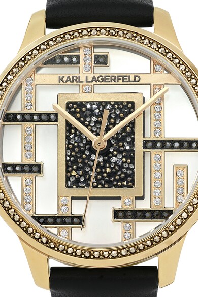 Karl Lagerfeld Часовник с кристали Swarovski Жени